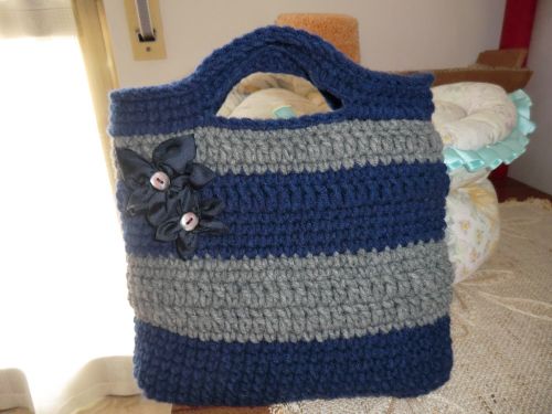 Borsa di lana all uncinetto