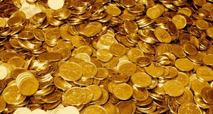 Borsa oro usato