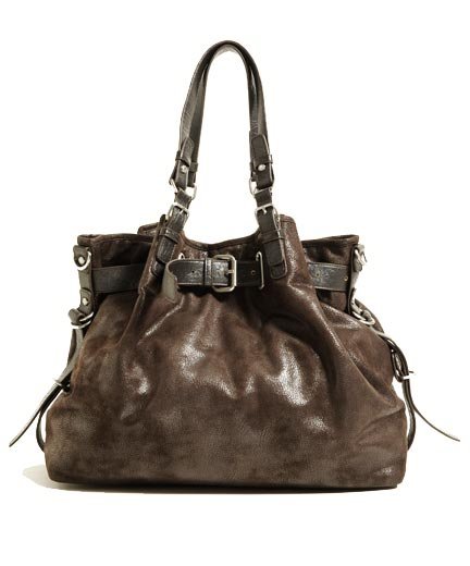 Borsa pelle marrone