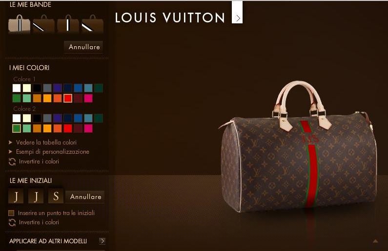 Bauletto louis vuitton personalizzato