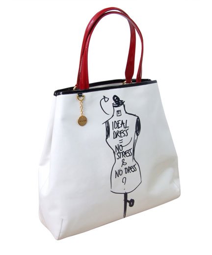 Borsa bianca moschino