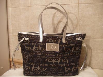 Borsa blu byblos