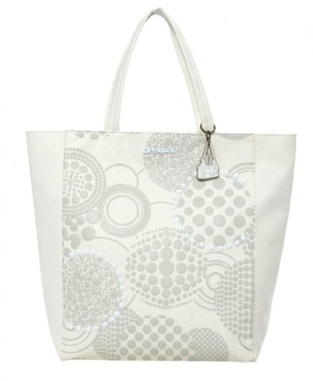 Borsa desigual bianca