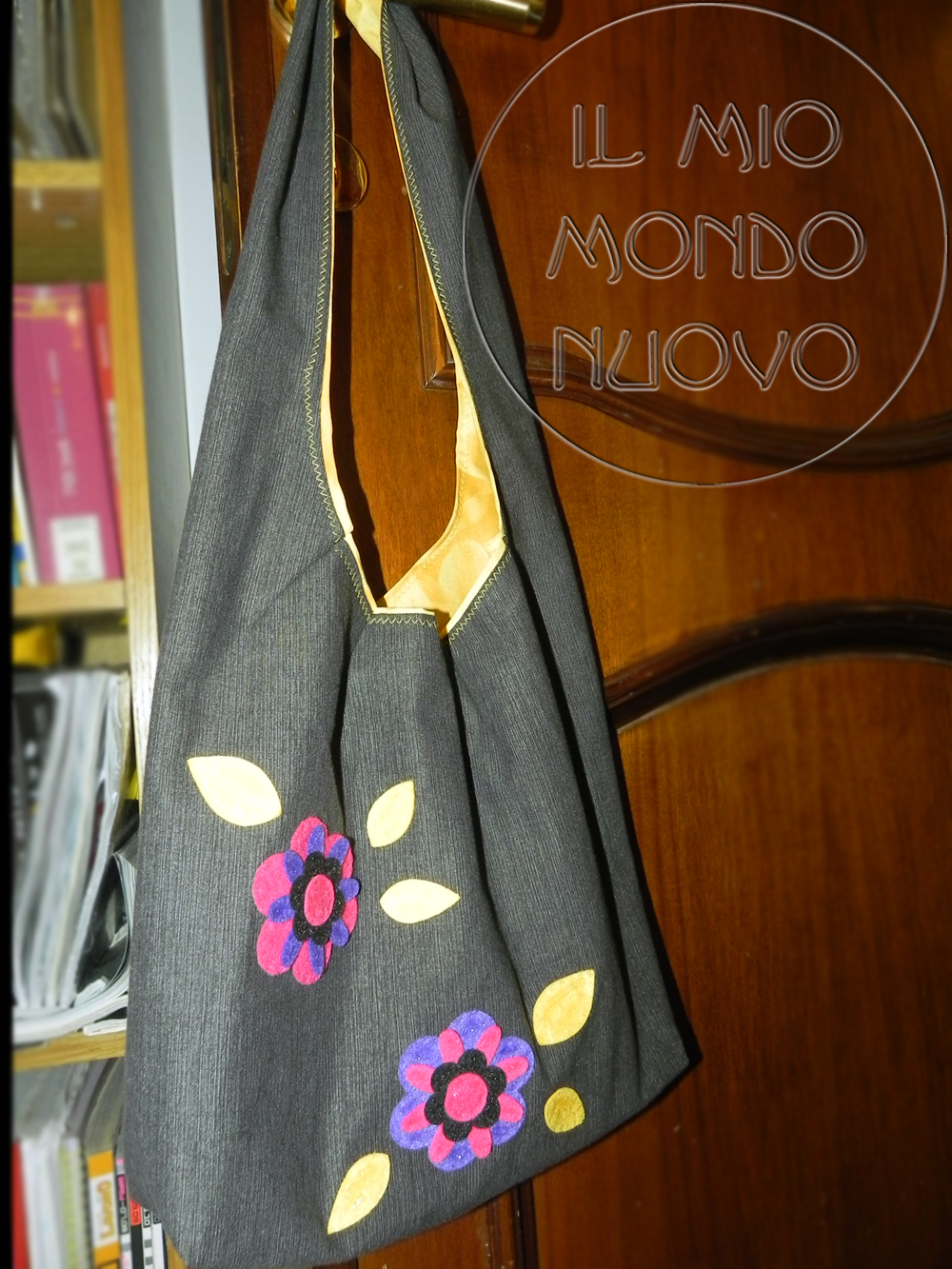 Borsa di stoffa fatta a mano