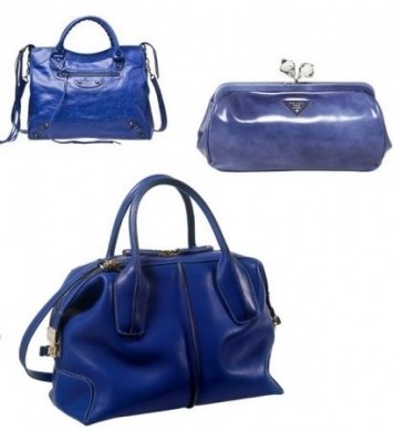 Borsa guess blu elettrico