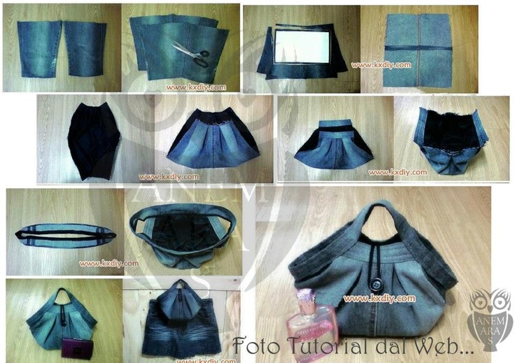 Borse jeans pinterest