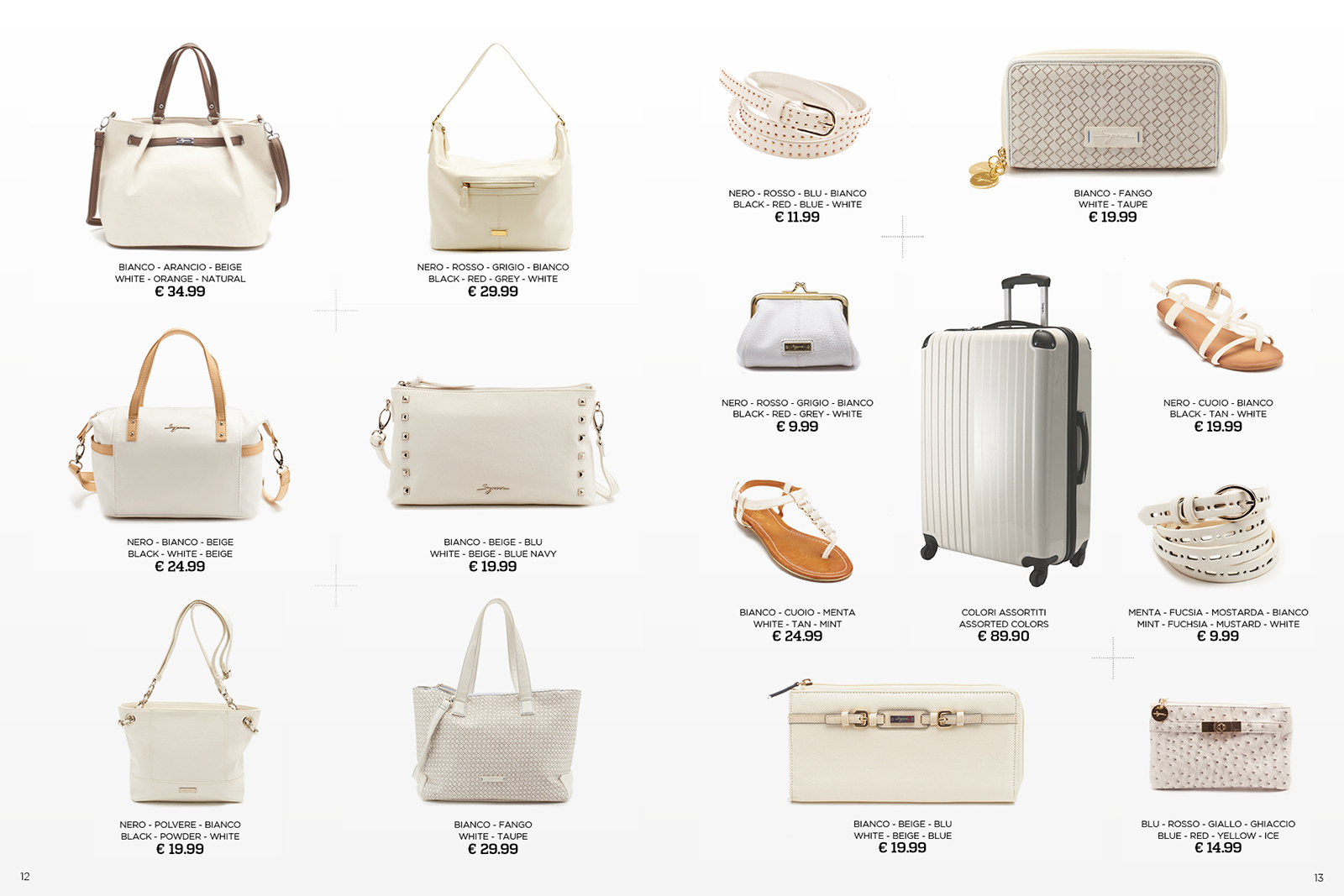 Borse segue catalogo 2014