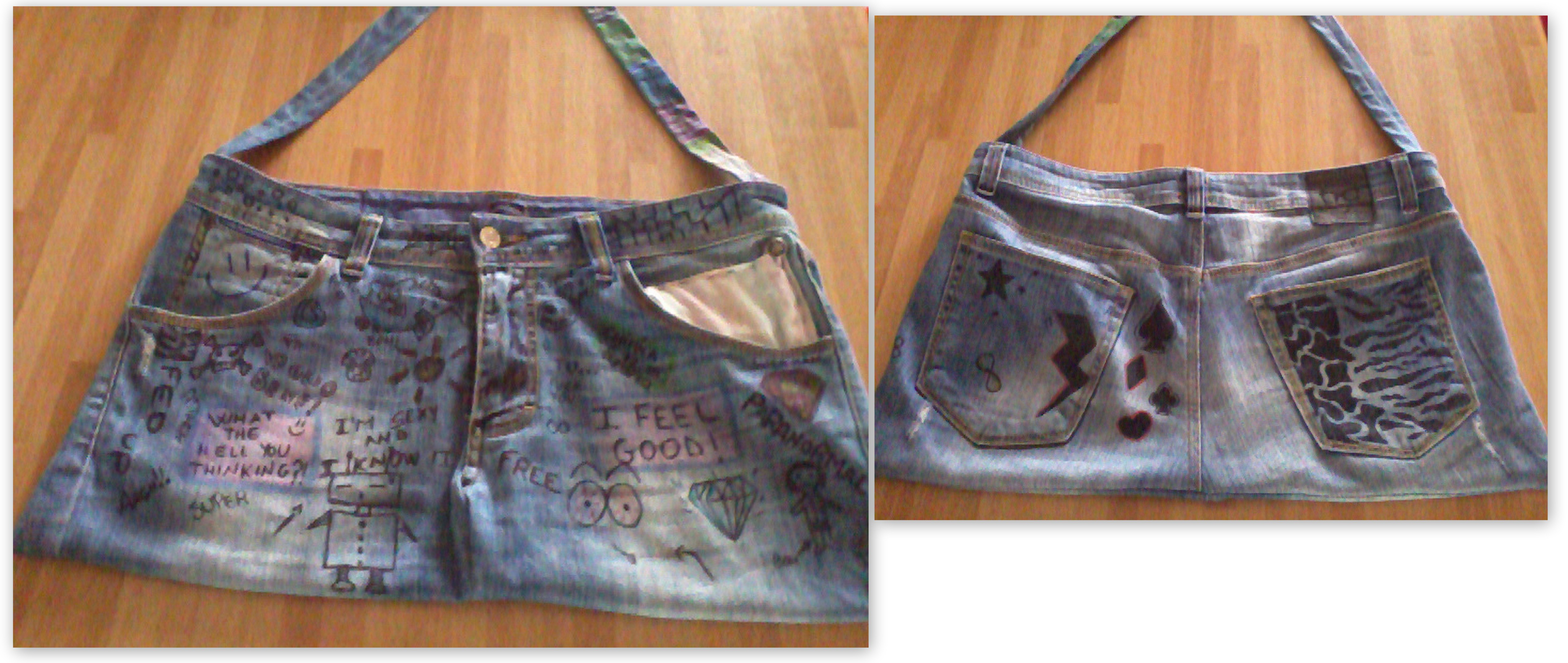 Creare borse in jeans