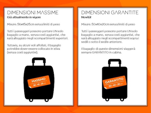 Easyjet bagaglio a mano