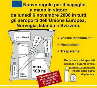 Meridiana bagaglio a mano