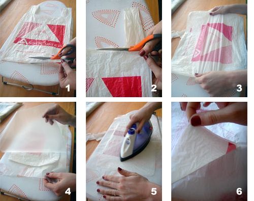 Riciclo buste di plastica