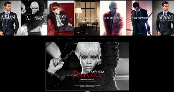 Armani online