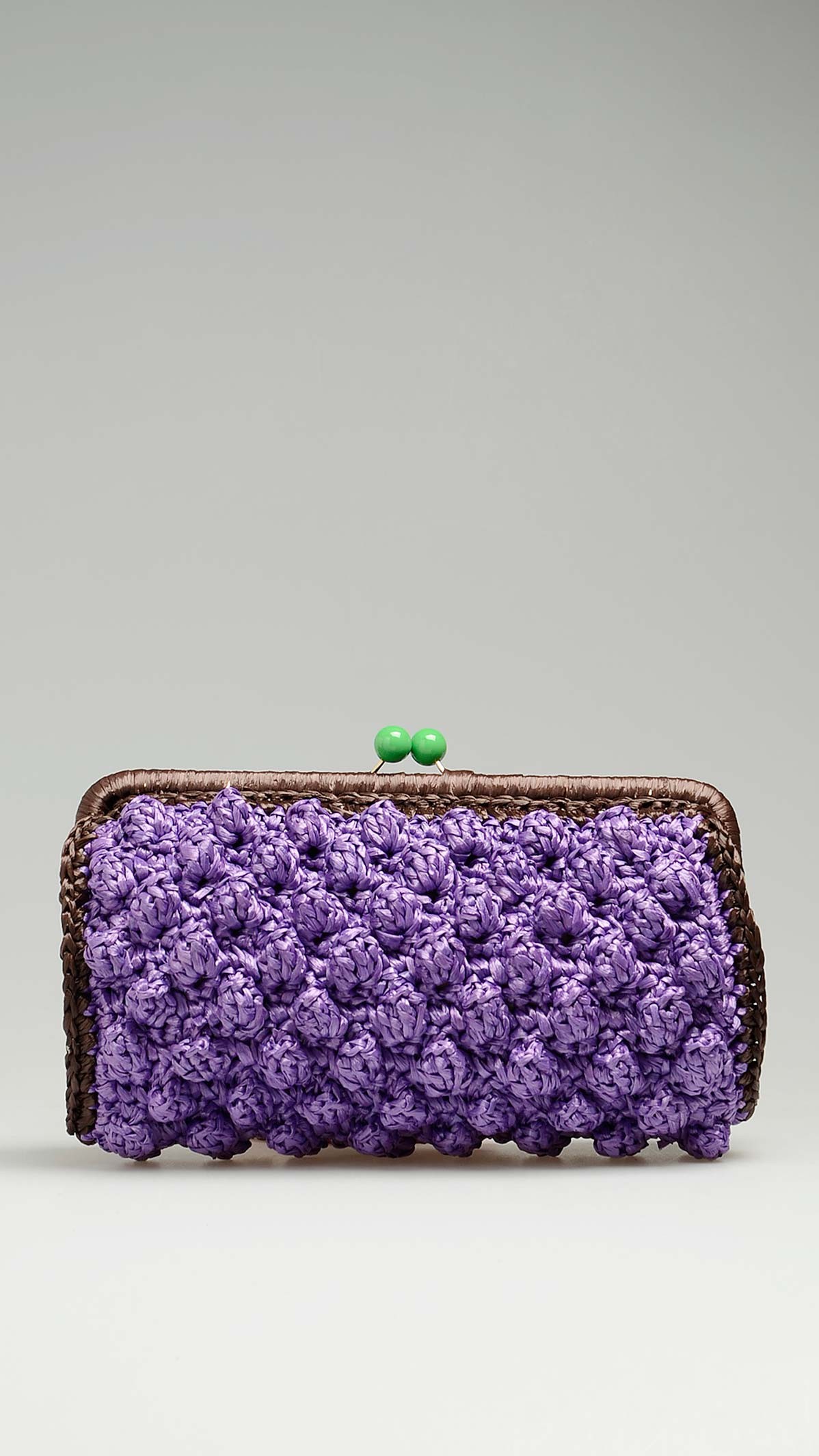 Pochette missoni rafia